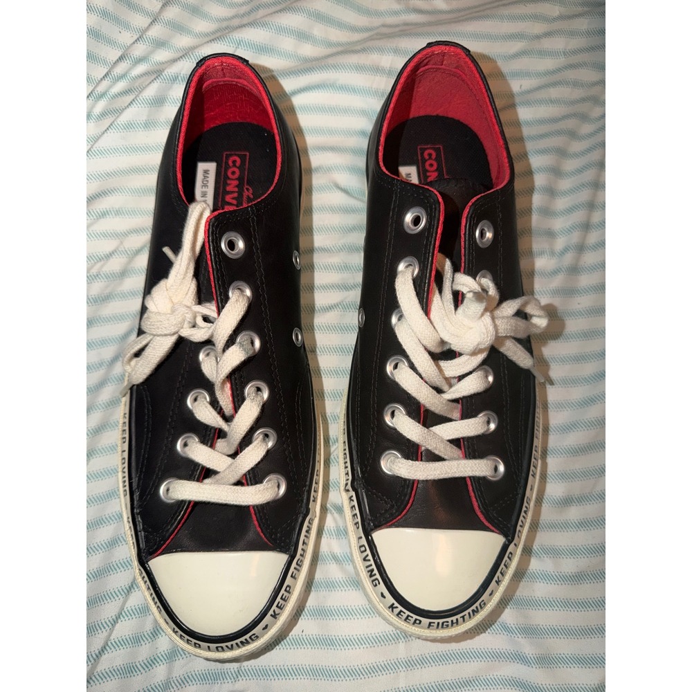 Converse Chuck Taylor All Star Love‎ Fearlessly Black Leather Low Top